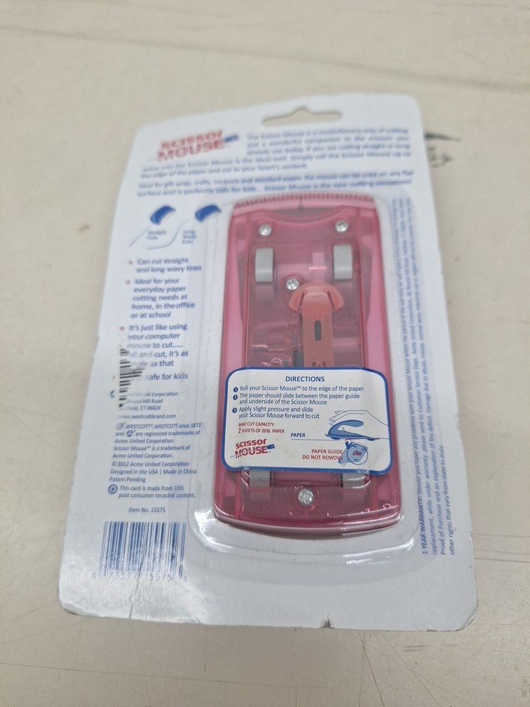 Scissor Mouse Pink By Westcott
