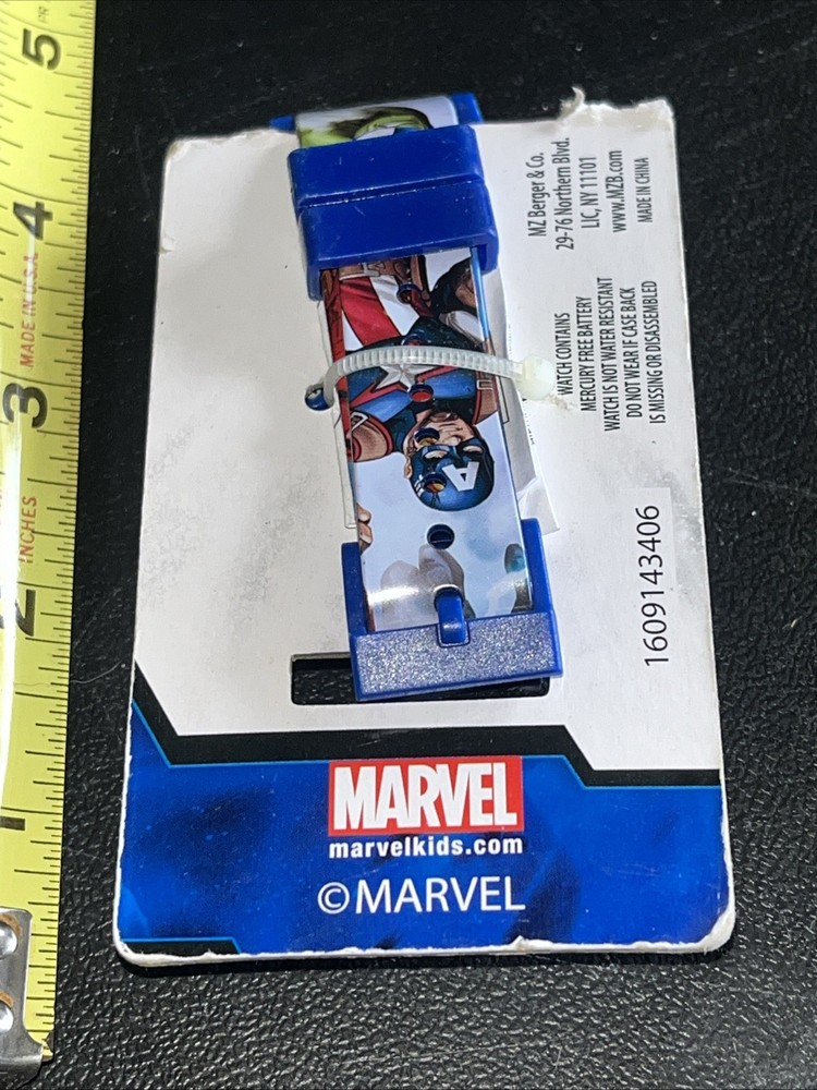 Marvel Avengers Flashing Character LCD Watch Untested