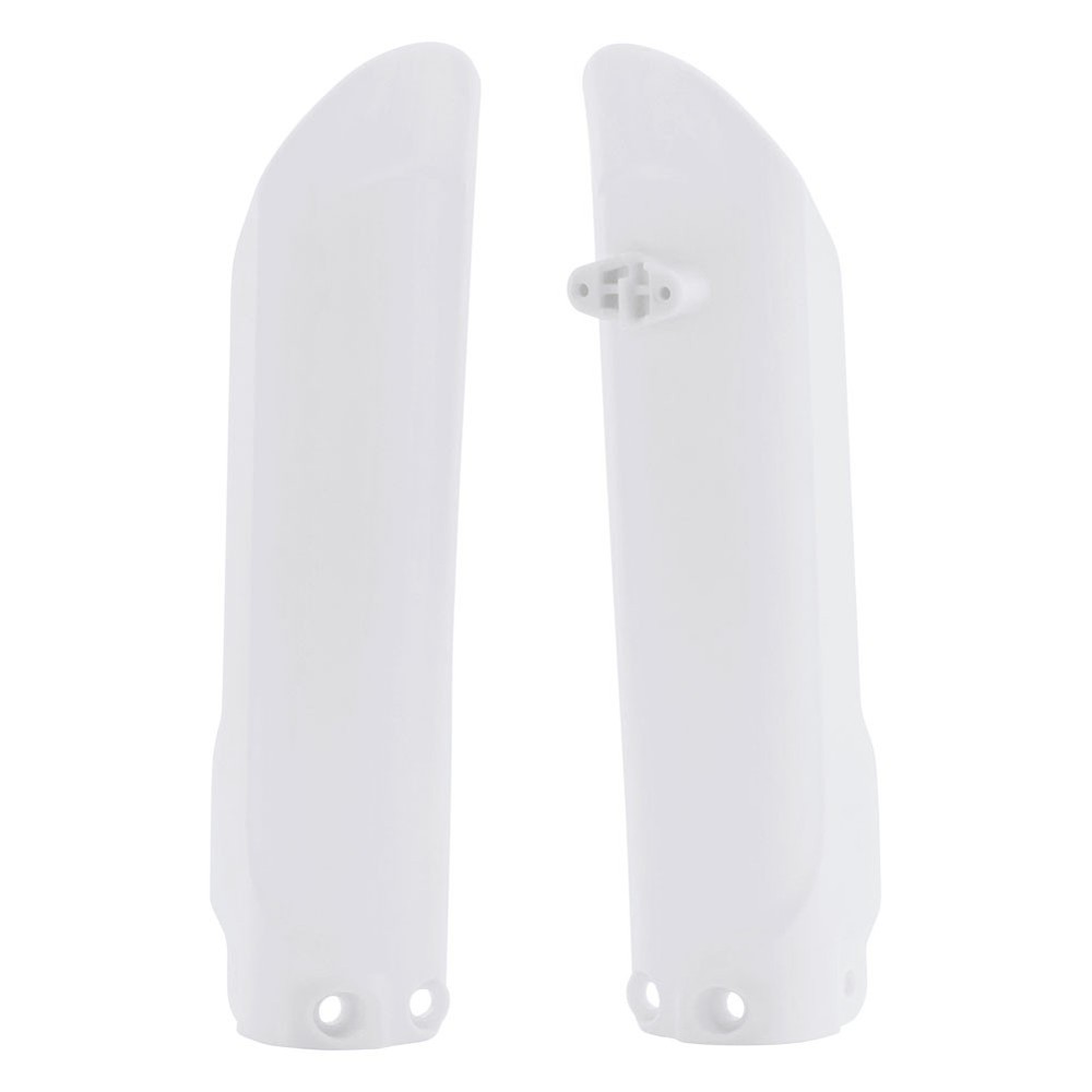 Acerbis Lower Fork Cover Set - White - Plastic