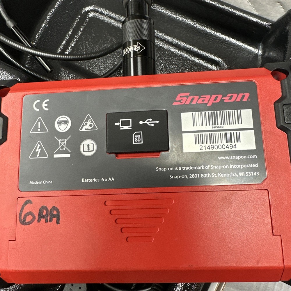 Snap-on BK5600DUAL55 Digital Borescope (Video Scope)