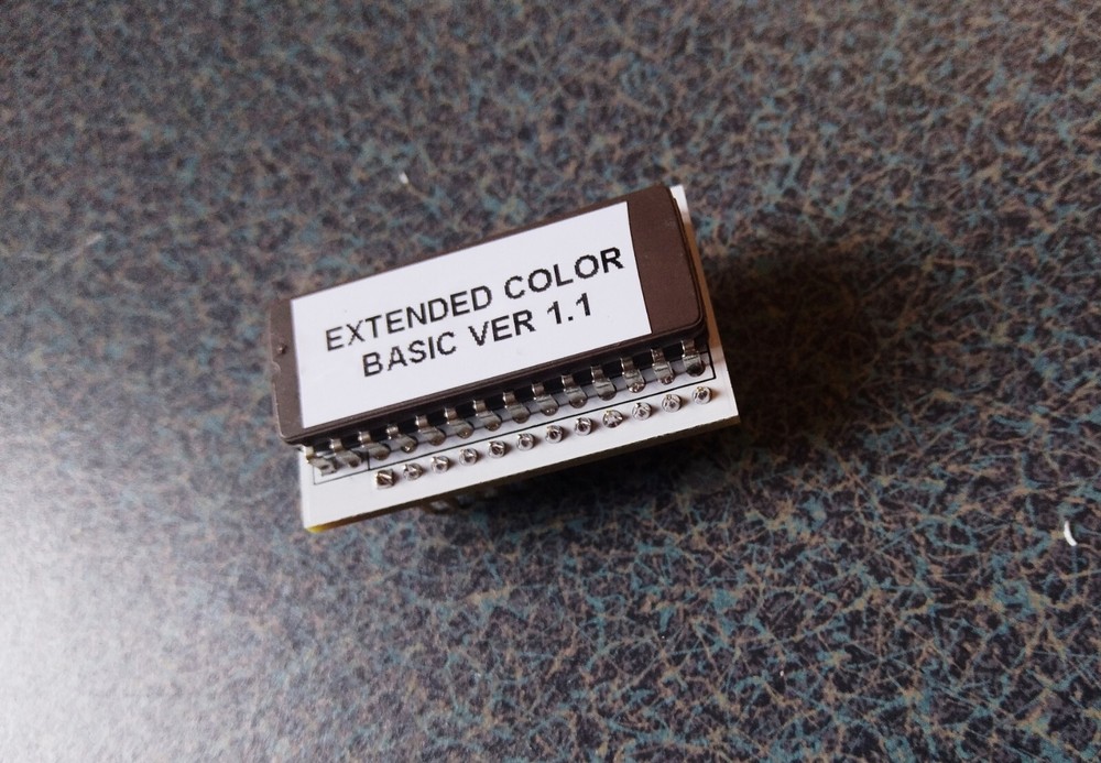 Tandy Color Computer TRS-80 Extended Color BASIC ROM upgrade Coco 1 2 Colour