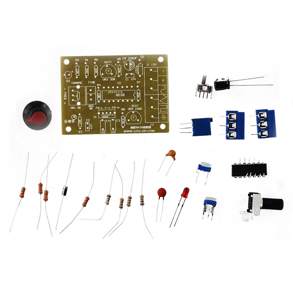Function Signal Generator Circuit Board ICL8038 DIY Kit for Wave Output