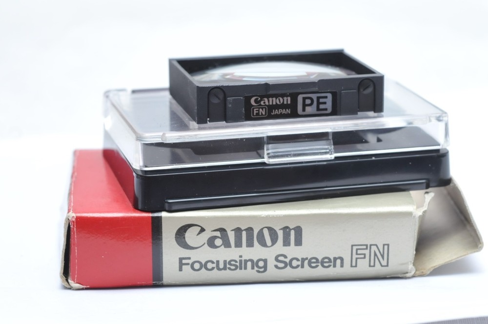 Canon Focusing Screen FN Type PE (Split-image/Microprism) W/ Box