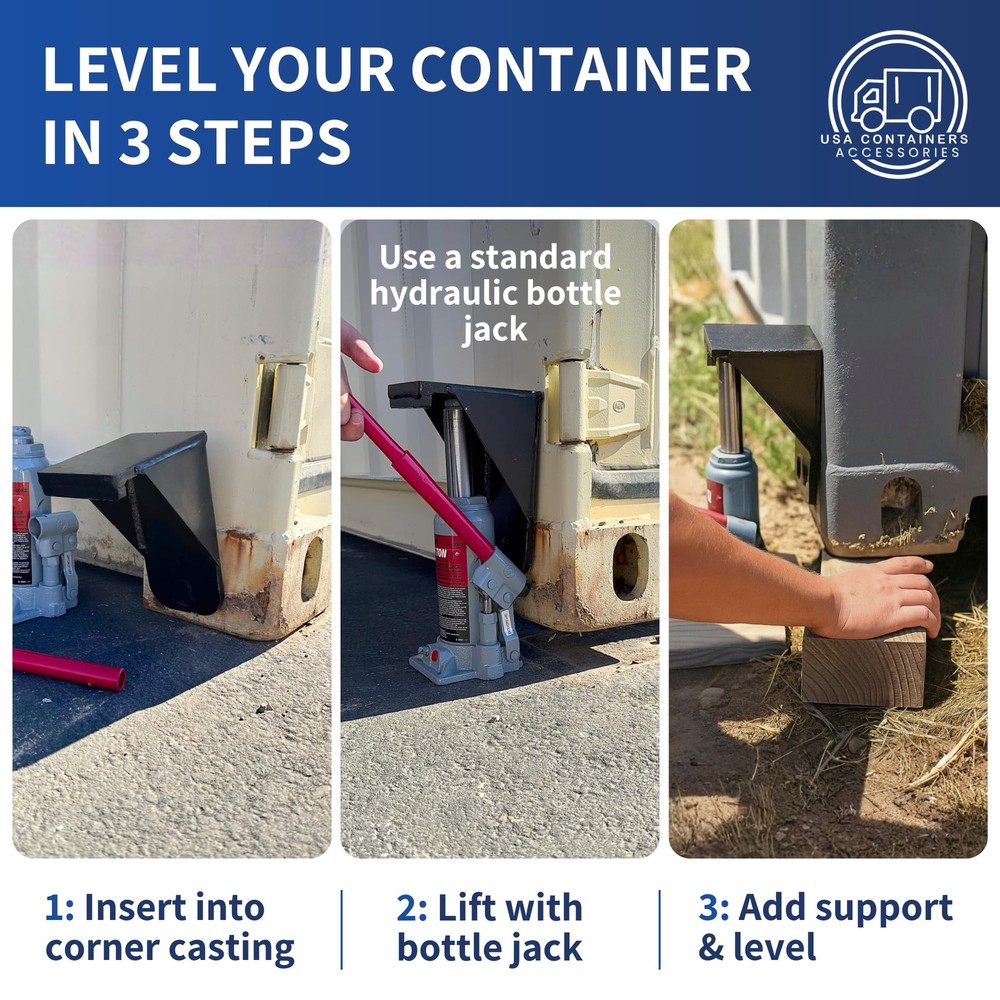 Shipping Container Jack Lug – USA Containers ISO Corner Casting Point...