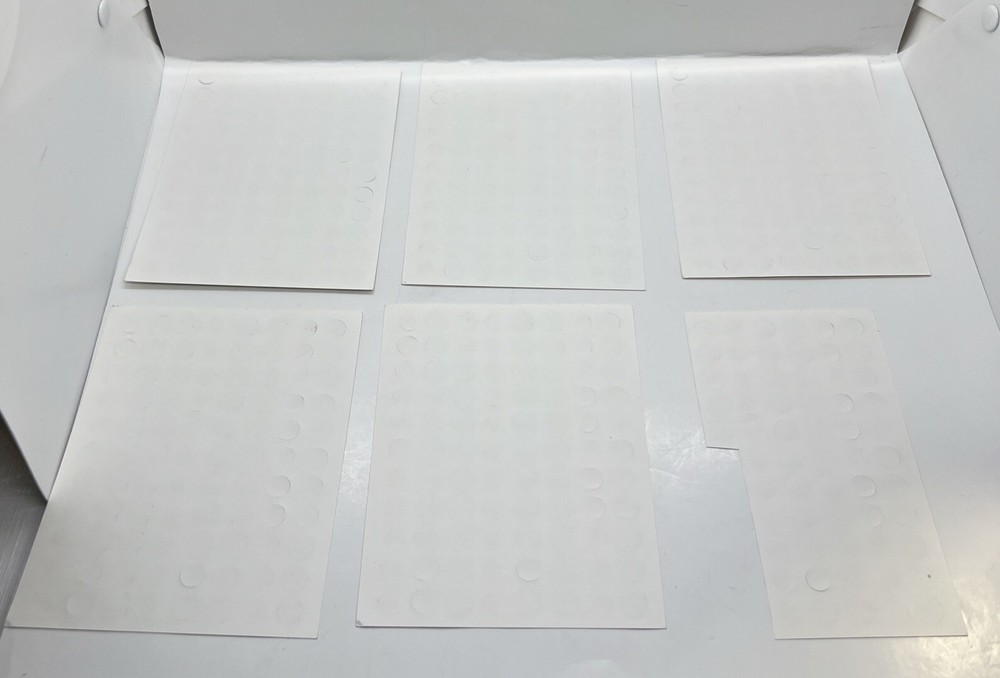 Mini Dinosaur Incentive Sticker Rounds 4 Full 2 Partial Sheets 480 Stickers READ