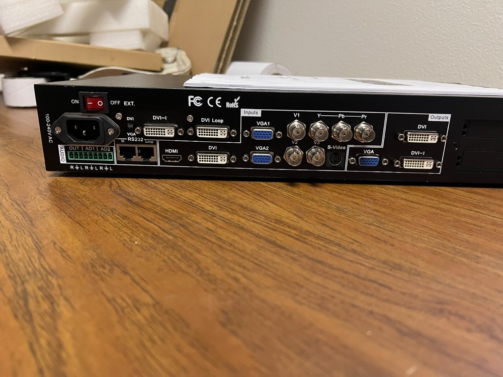 LED HD Video Wall LED Display Controller LED video processor VDWALL LVP605D