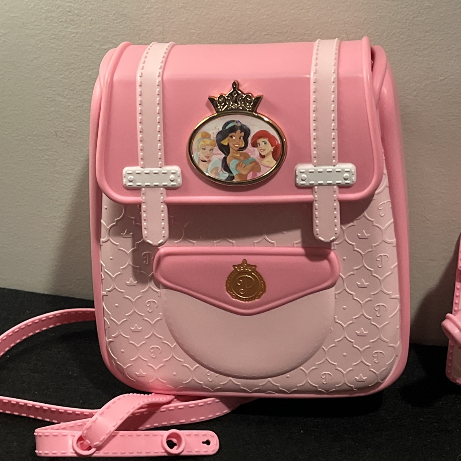 Disney Princess Backpack & Play Phone With Mirror + Wallet Pink Plastic