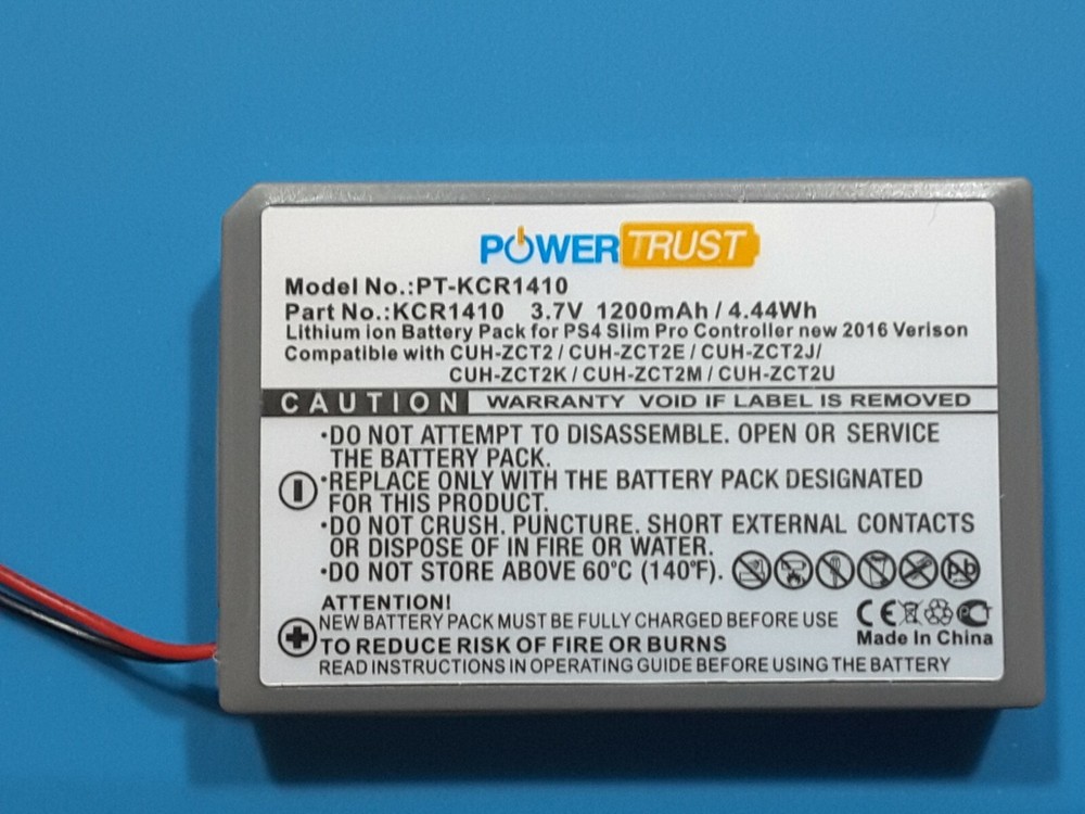 1 Battery 3.7V 1200mAh Compatible Replacement For Sony PS4 Pro & Slim Controller