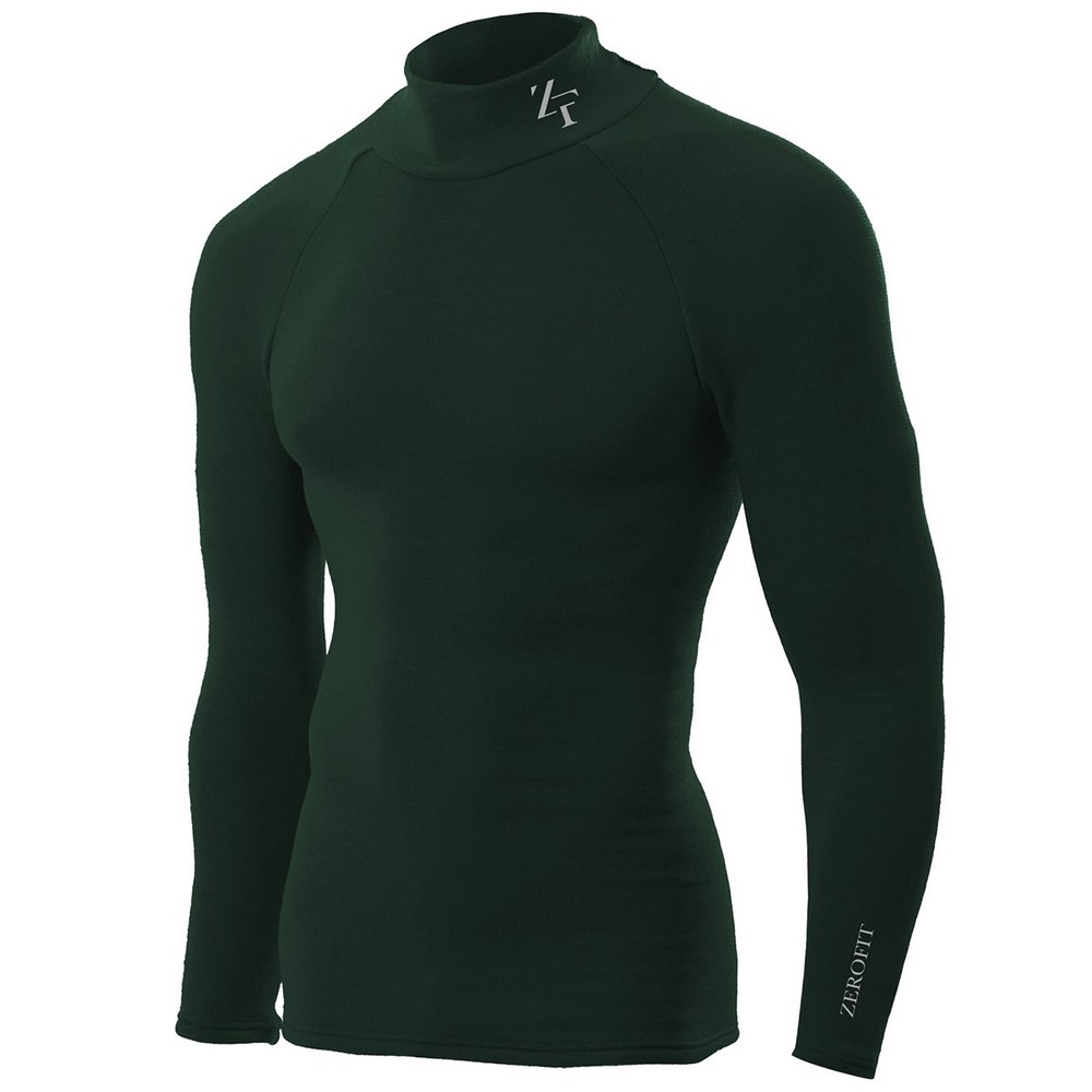 Zerofit Heatrub Ultimate LS Baselayer - Forest Green