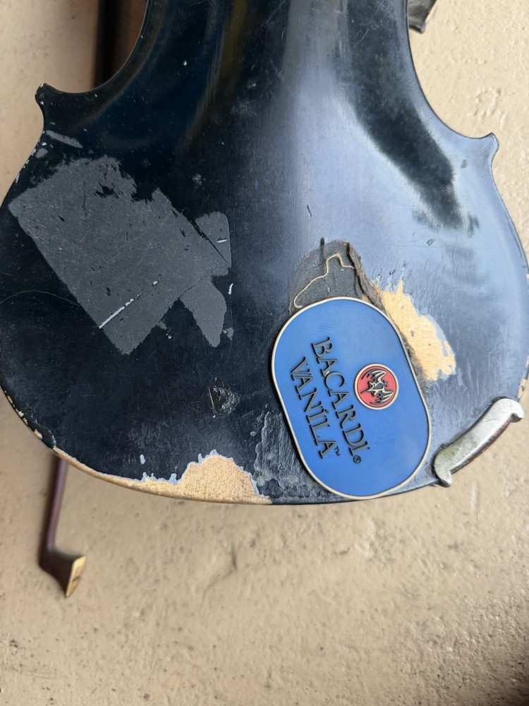 Barcus-Berry Electric Violin Black Polished 4-String needs work