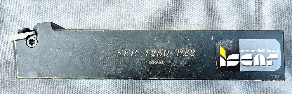 ISCAR SER 1250 P22 External Threading Toolholder RH 1-1/4" Shank