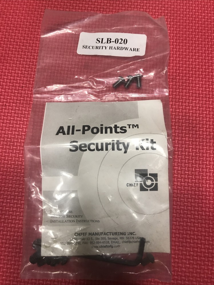 Chief SLB-020 All Points Security Hardware Kit NOS
