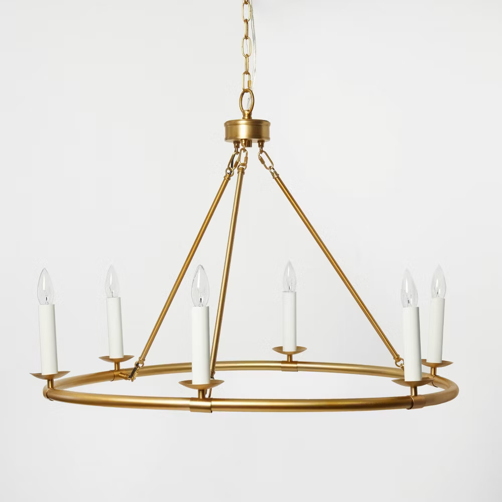Ring Chandelier Brass - Threshold designed with Studio McGee: 6-Light