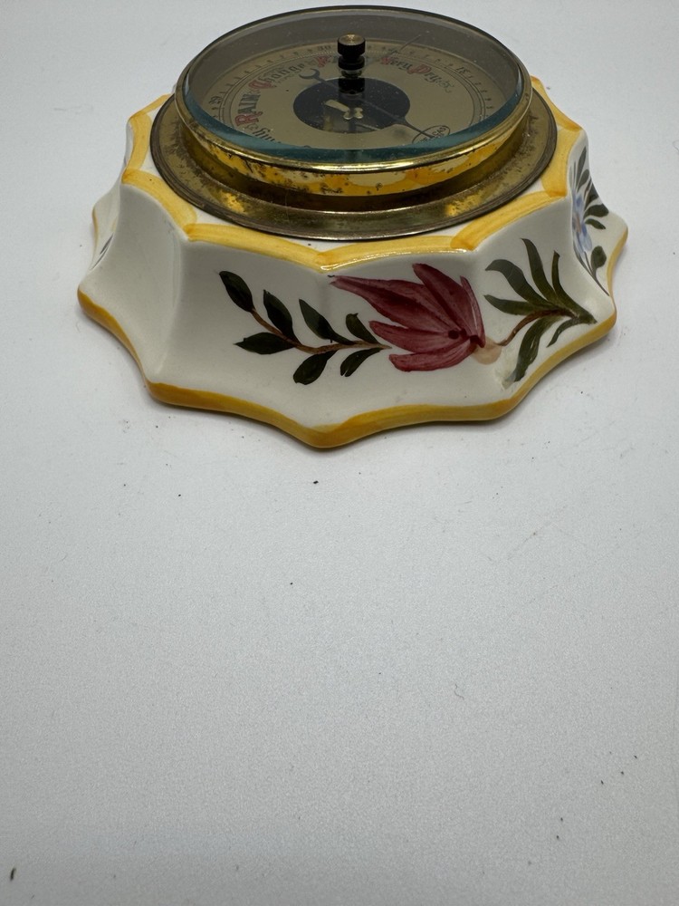 Vintage Ceramic Sure 4 Cast Barometer Germany
