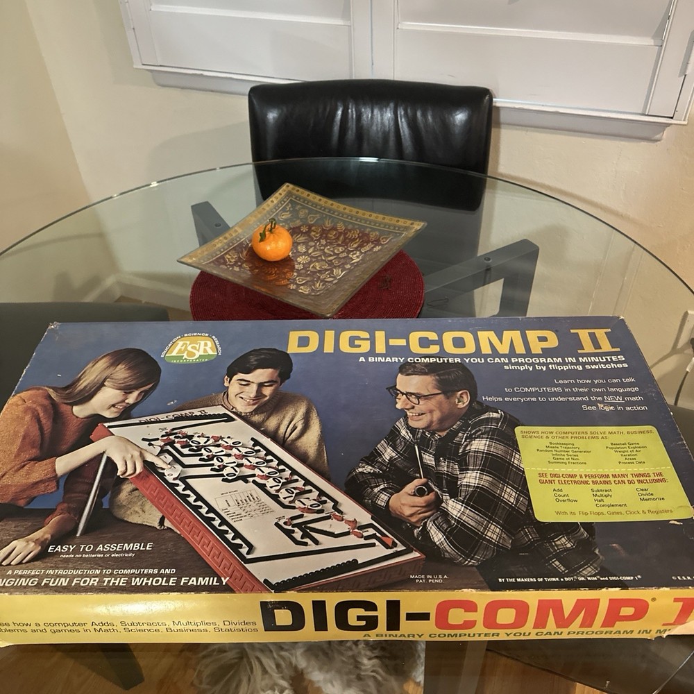 DEFECTIVE DigiComp II 1965 With Recreated Instructions G3D