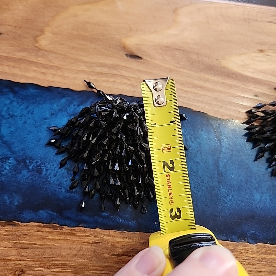 Vintage Shoe Clips Black Plastic Beaded Pom Poms Flapper Fun Collectible