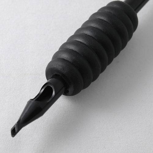 100 pcs Disposable Silicon Tattoo Tubes and 1" 25MM Grip with Tip You Pick Size