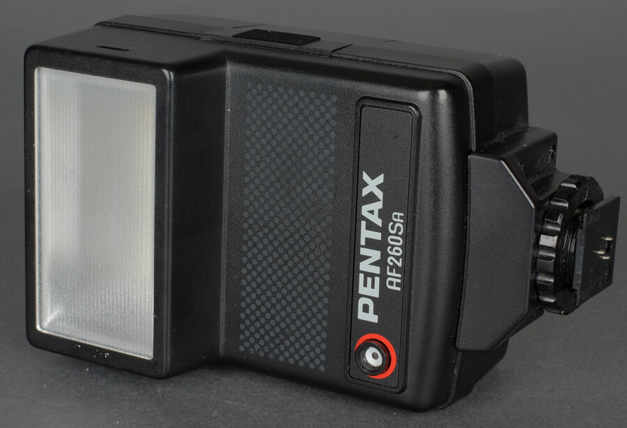 EX Pentax AF260SA AF 260 SA TTL Flash w/Case and Diffusing panel Tested