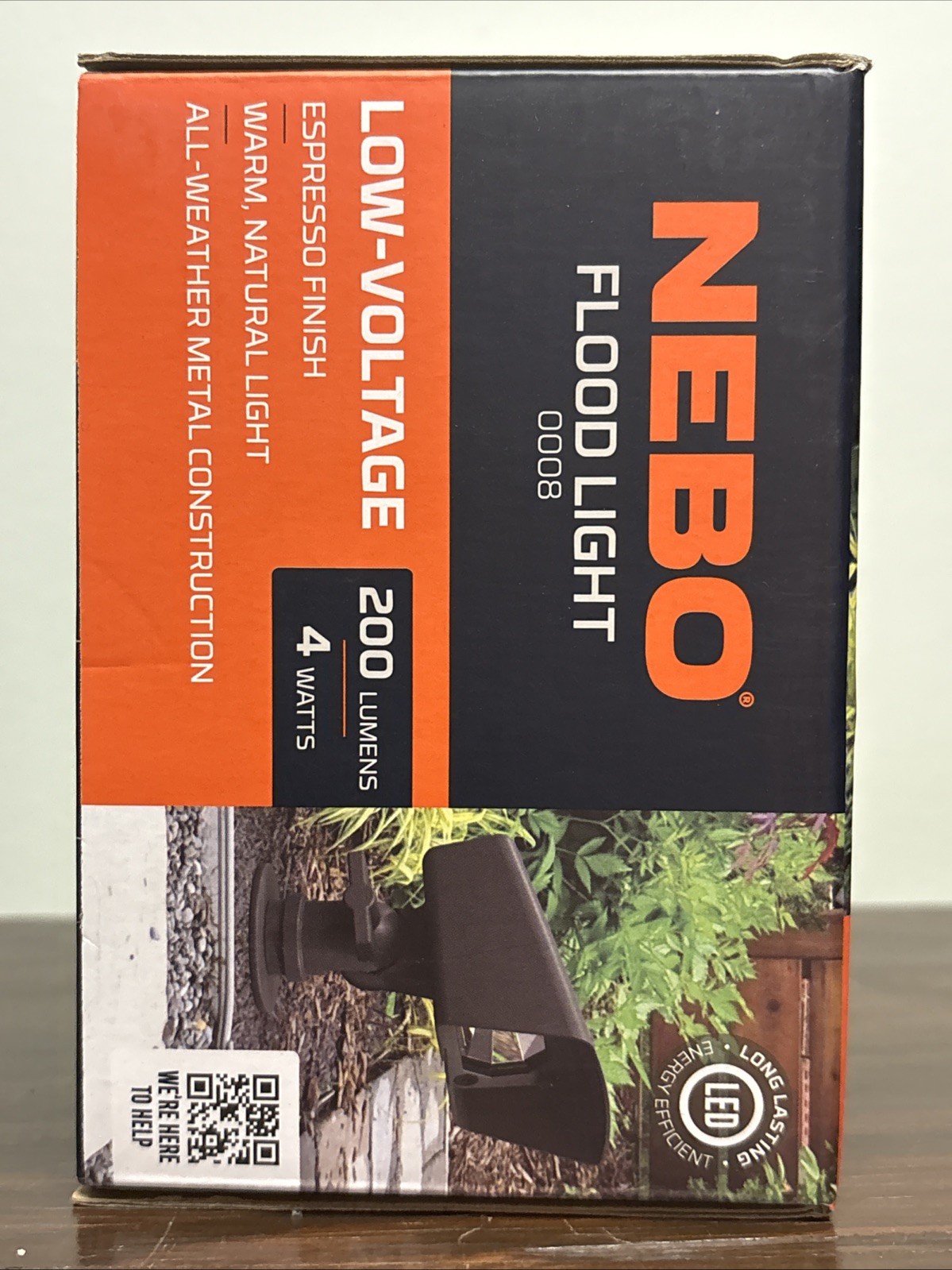 New Seale NEBO Flood Light 0008 Low Voltage 4 Watts LED Light Landscape Outdoor