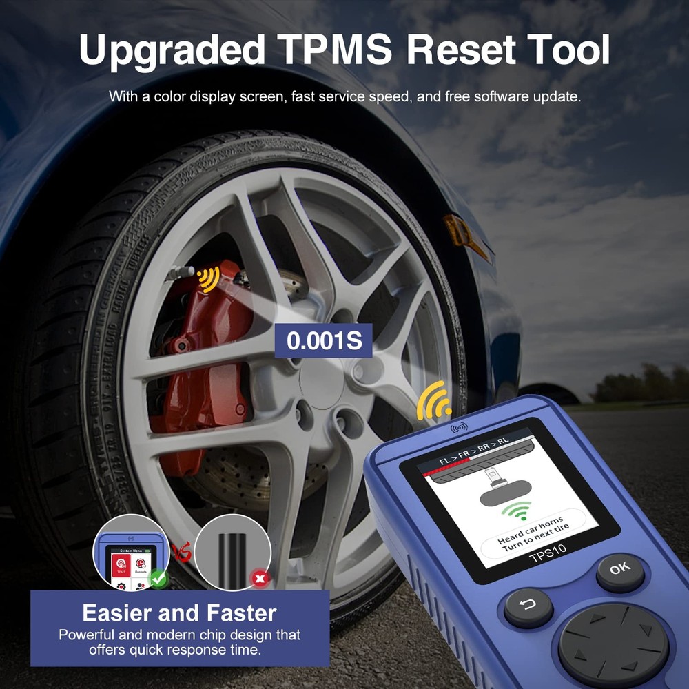 Universal TPMS Relearn Tool Auto Tire Pressure Sensor Activate TPMS Reset Tool