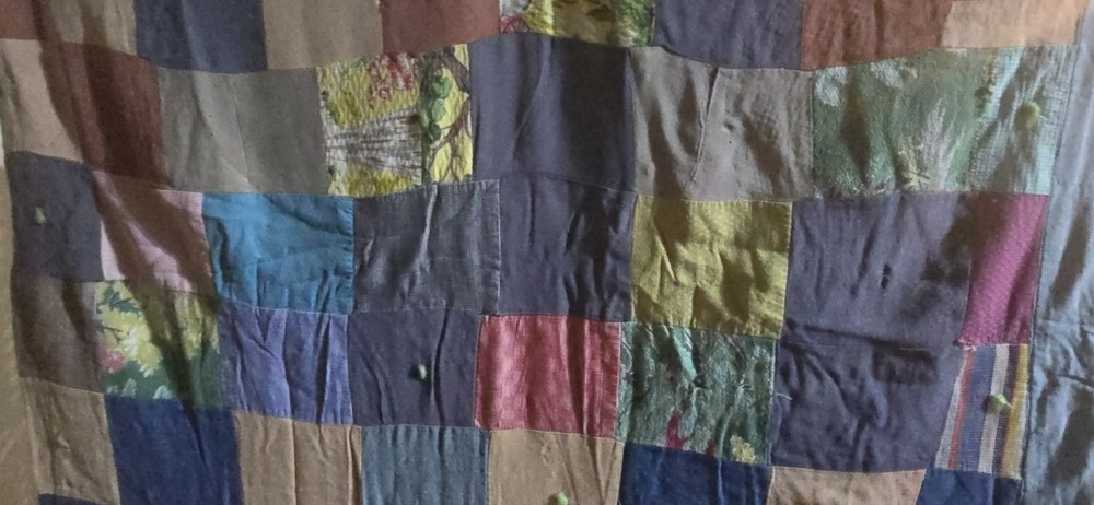 Vintage Handmade Patchwork Quilt Lightweight Thin Summer Quilt