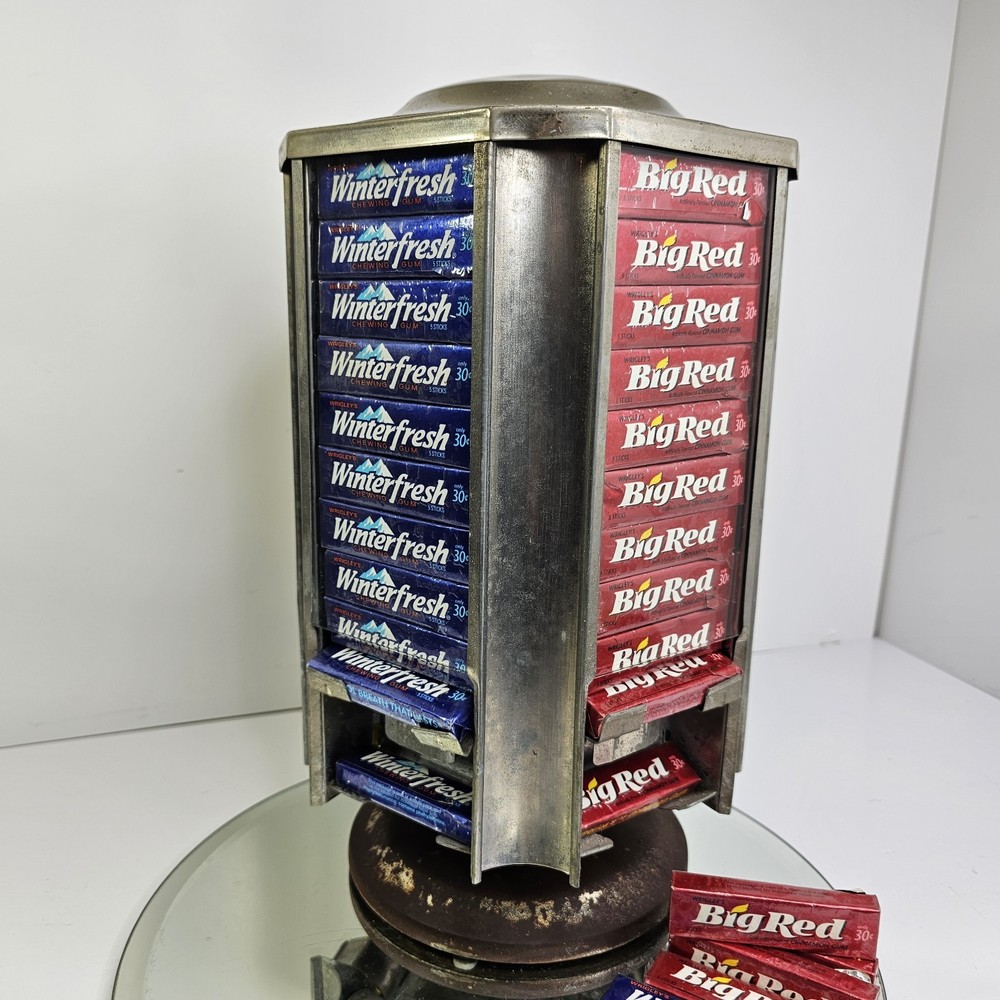 Wrigley’s Five Column Package Gum Dispenser Store Display