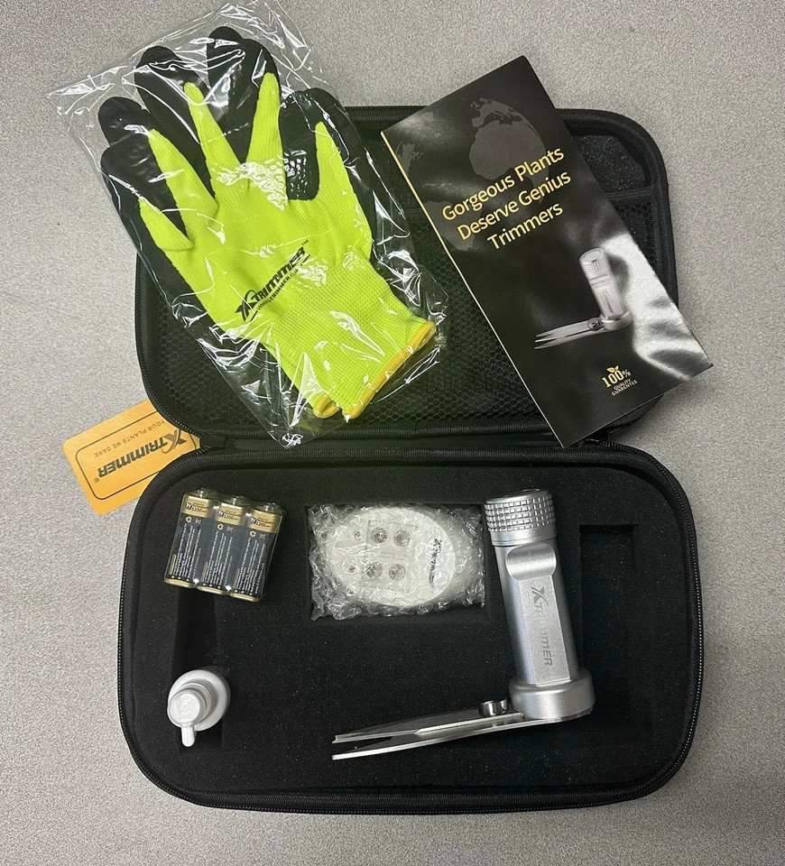 X-Trimmer - Electric Bud Trimmer Scissors Wet or Dry Hydroponic Plants 3 Battery