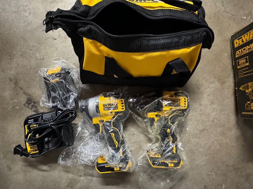 Cordless Combination Kit, 2 Tools, 20V DCK278C2