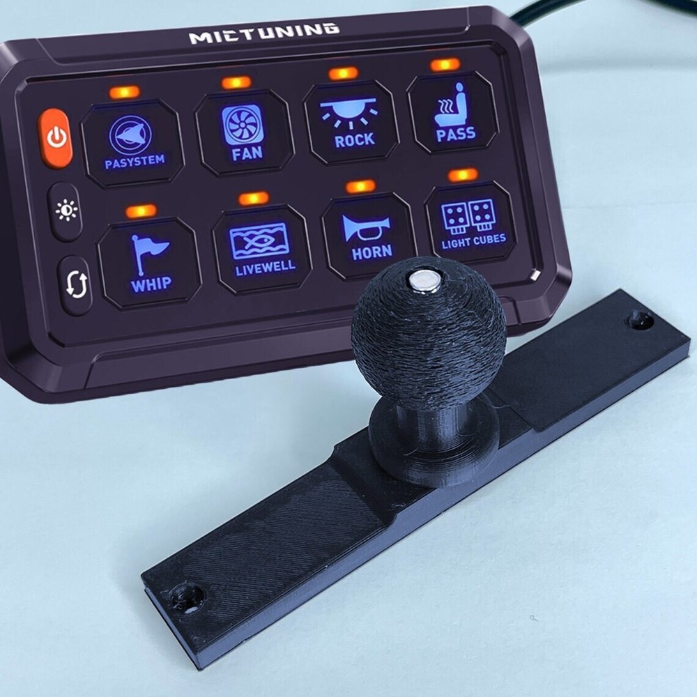 MICTUNING 8 Gang Switch Panel Mount