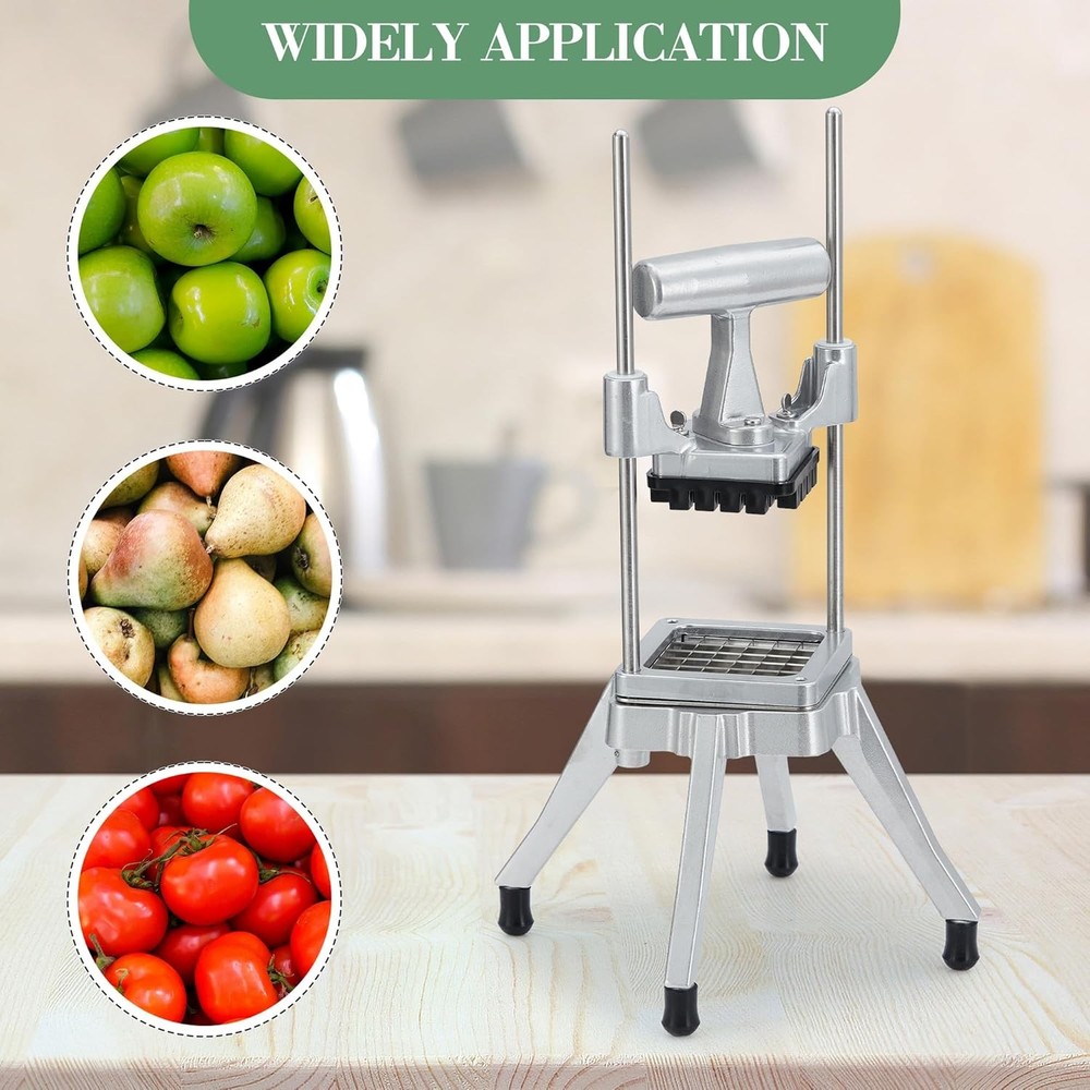 Multi-Function Stainless Steel Dicer - Ergonomic & Non-Slip for Professional Use