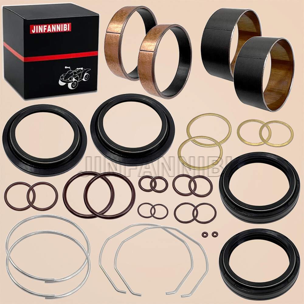 Fork Bushing Dust Oil Seal Rebuild Kit for Yamaha YZ125 YZ250 YZ400 YZ426 YZ450