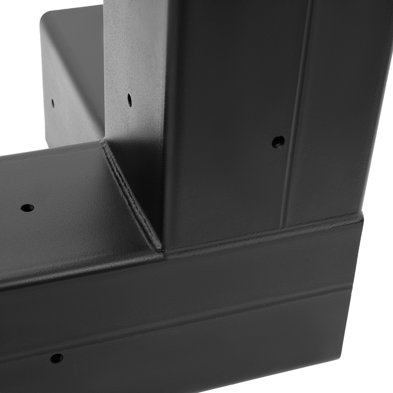 8PCS Black Powder Coated Pergola Brackets Kit 3-Way Right Angle Corner Bracket