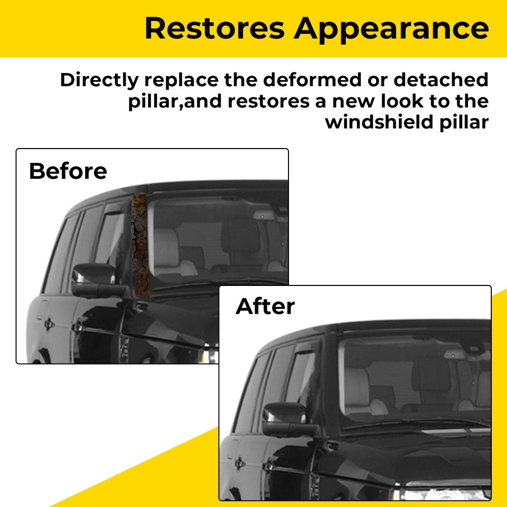 2Pcs Front Windshield Trim Finisher A Pillar Post For Range Rover L322 2003-2012