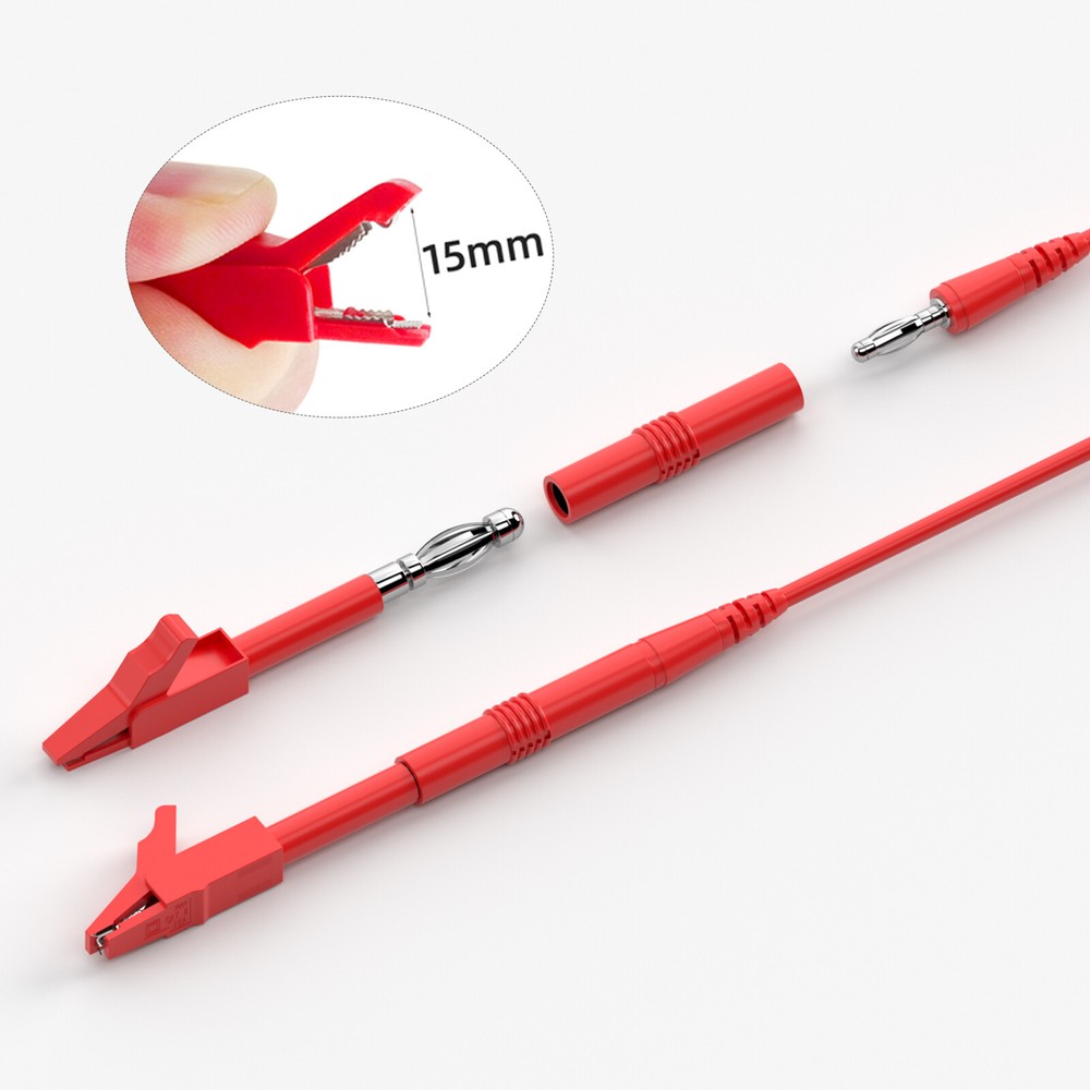 57PCS Back Probe Set Multimeter Test Lead Kit with Replaceable Probe Banana Plug