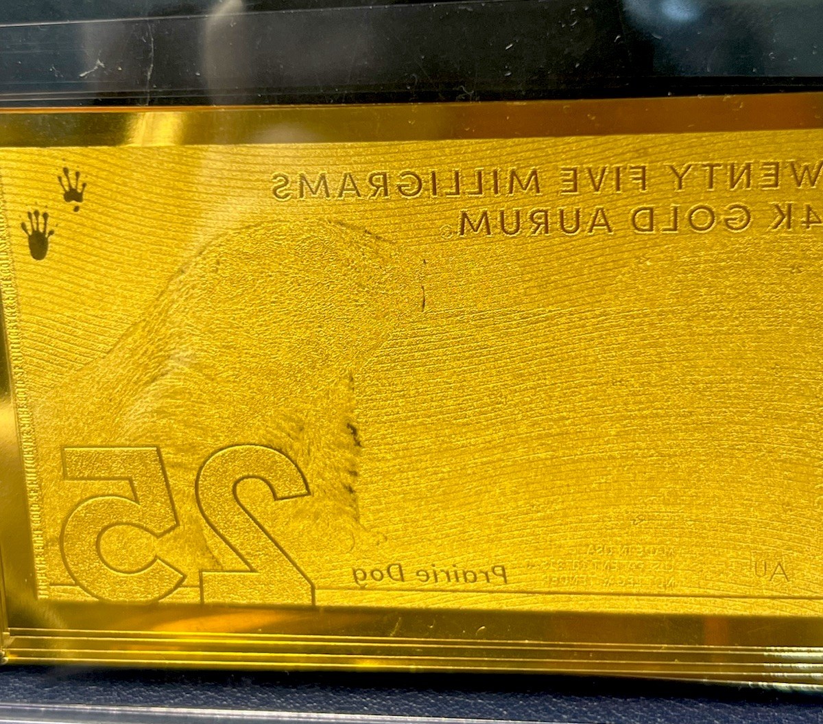 (20-STACK) 2024 Prairie Dog .999 Aurum 25mg 24k GoldFoil Note🔥Goldback BU ALPHA