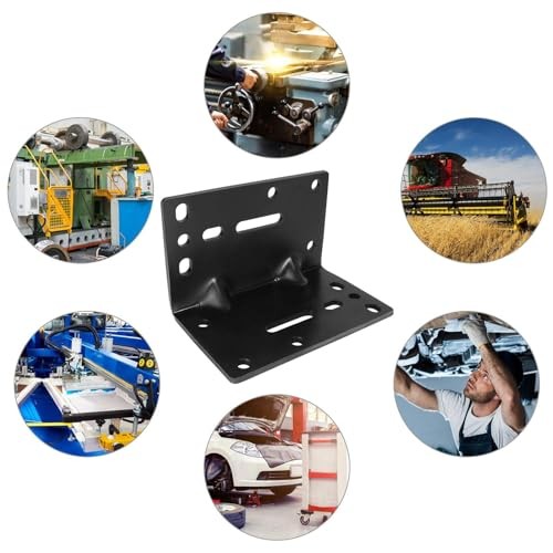 Universal Winch Mount Bracket, Heavy Duty Right Angle Mounting Winch Bracket,