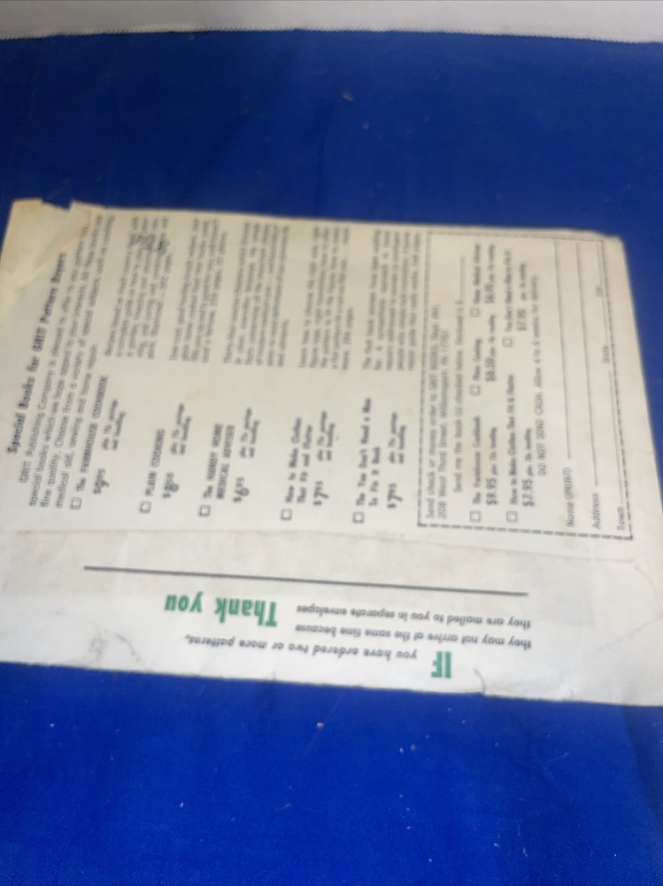 Grit Needlework Pattern Family Tree Mail Order Pattern VTG W/envelope