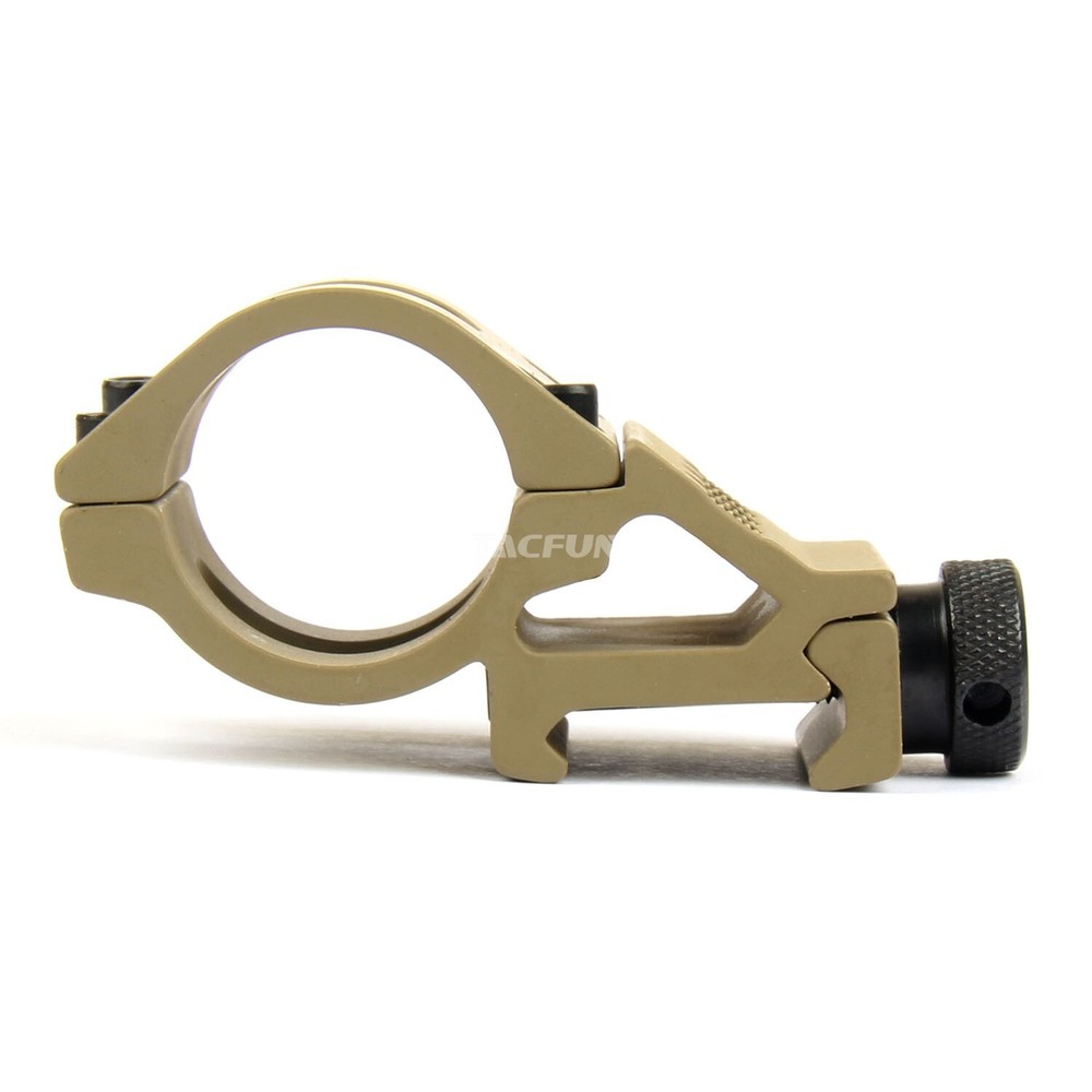Tactical 45 Degree Offset 1" Flashlight Picatinny Light Laser Mount