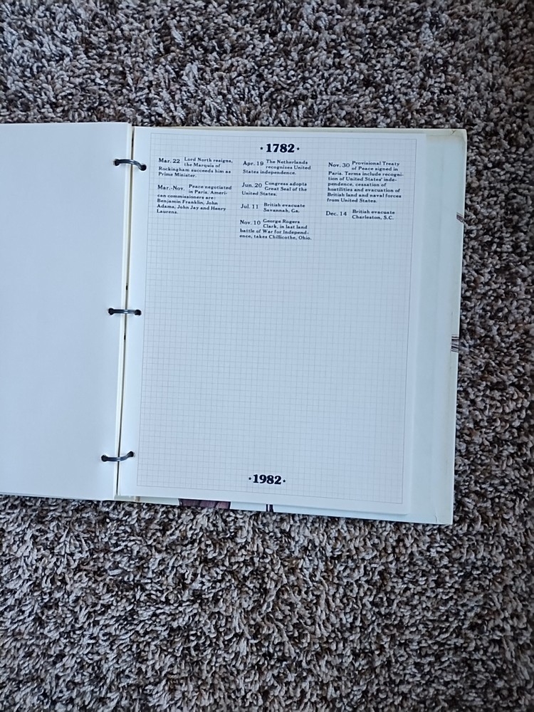 1975 Scott Stamp Album 1976 American Bicentennial United States Binder