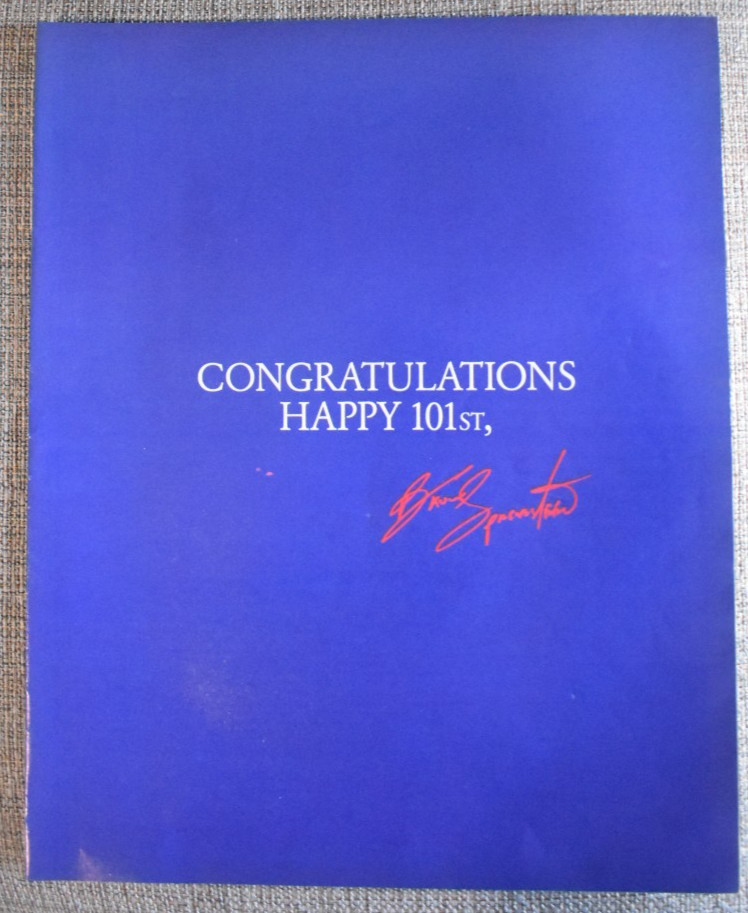 Bruce Springsteen   1988 CBS Thank you Ad