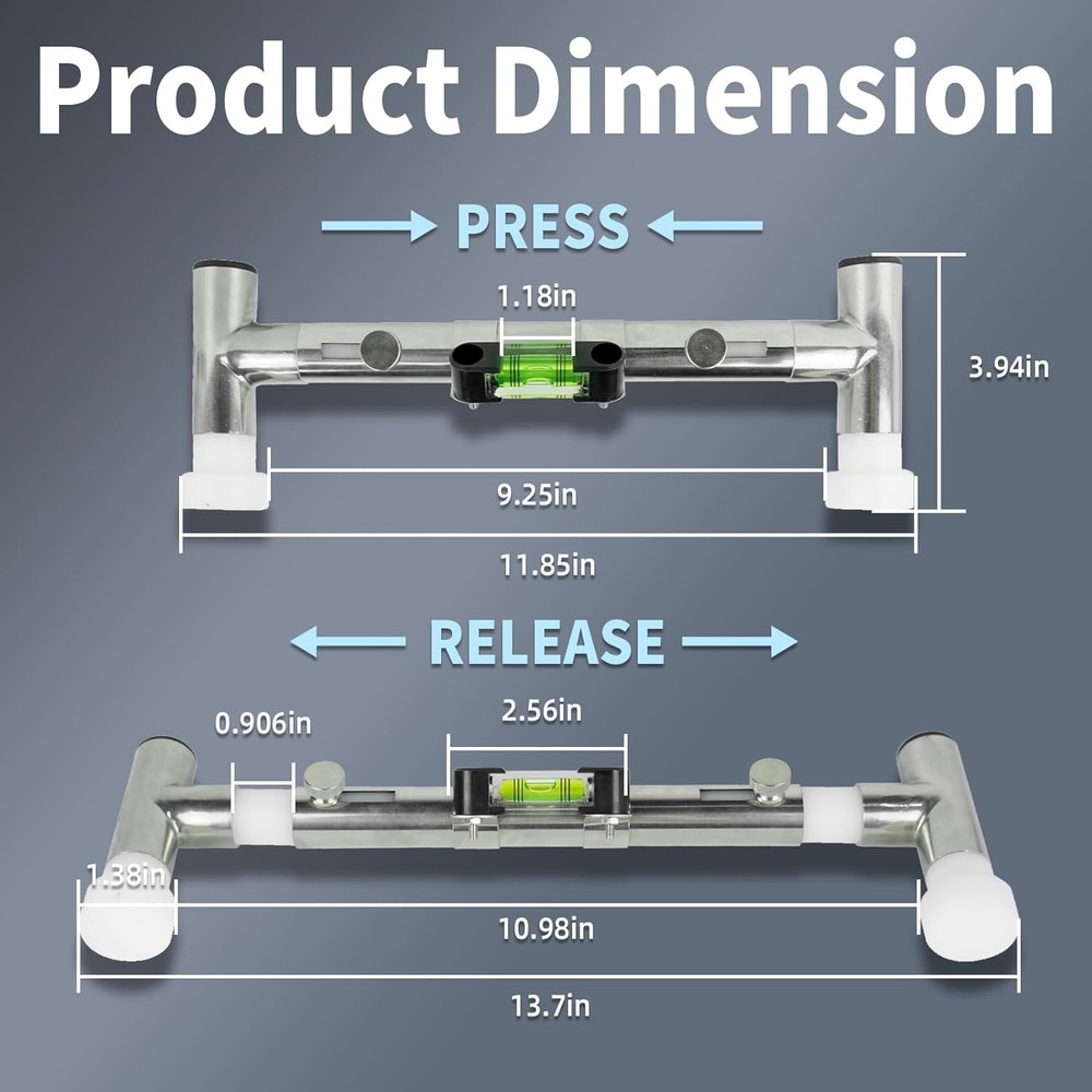 Steering Wheel Level Alignment for Internal Diameter 270mm - 350mm Holder Tool