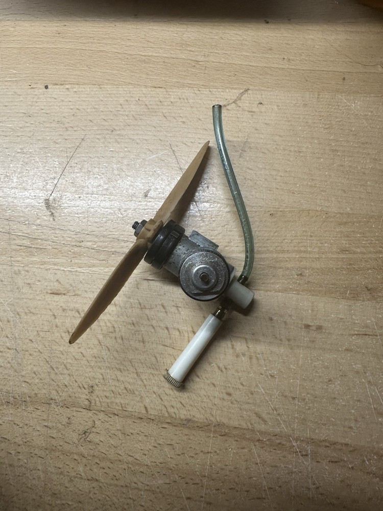 TESTORS .049 PIPE BOMB GLOW ENGINE AIRPLANE  AS-IS UNTESTED