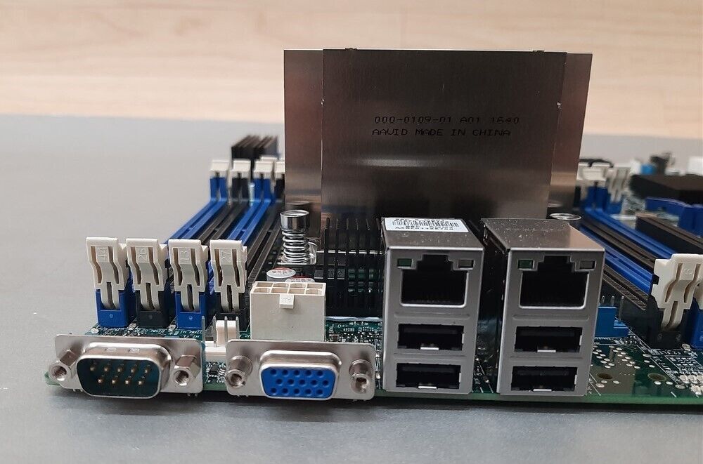 Intel S2600CP Socket R C602 Chipset E-ATX Server Board w/ 2 Xeon E5-2640V2 CPUs