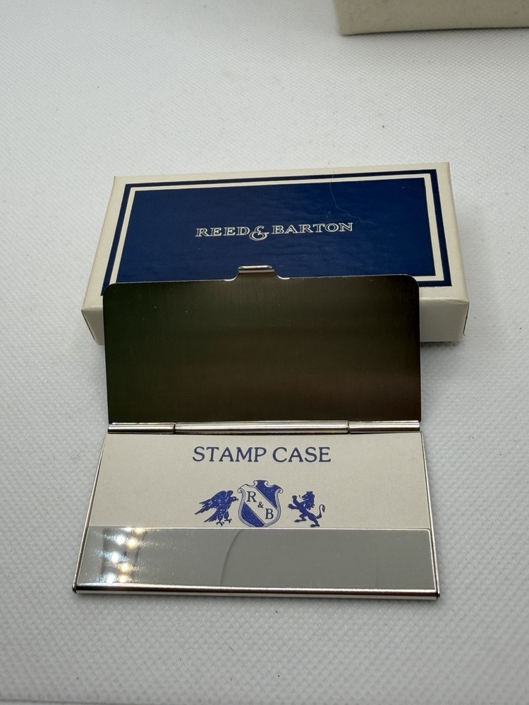 Reed and Barton Stamp Case.