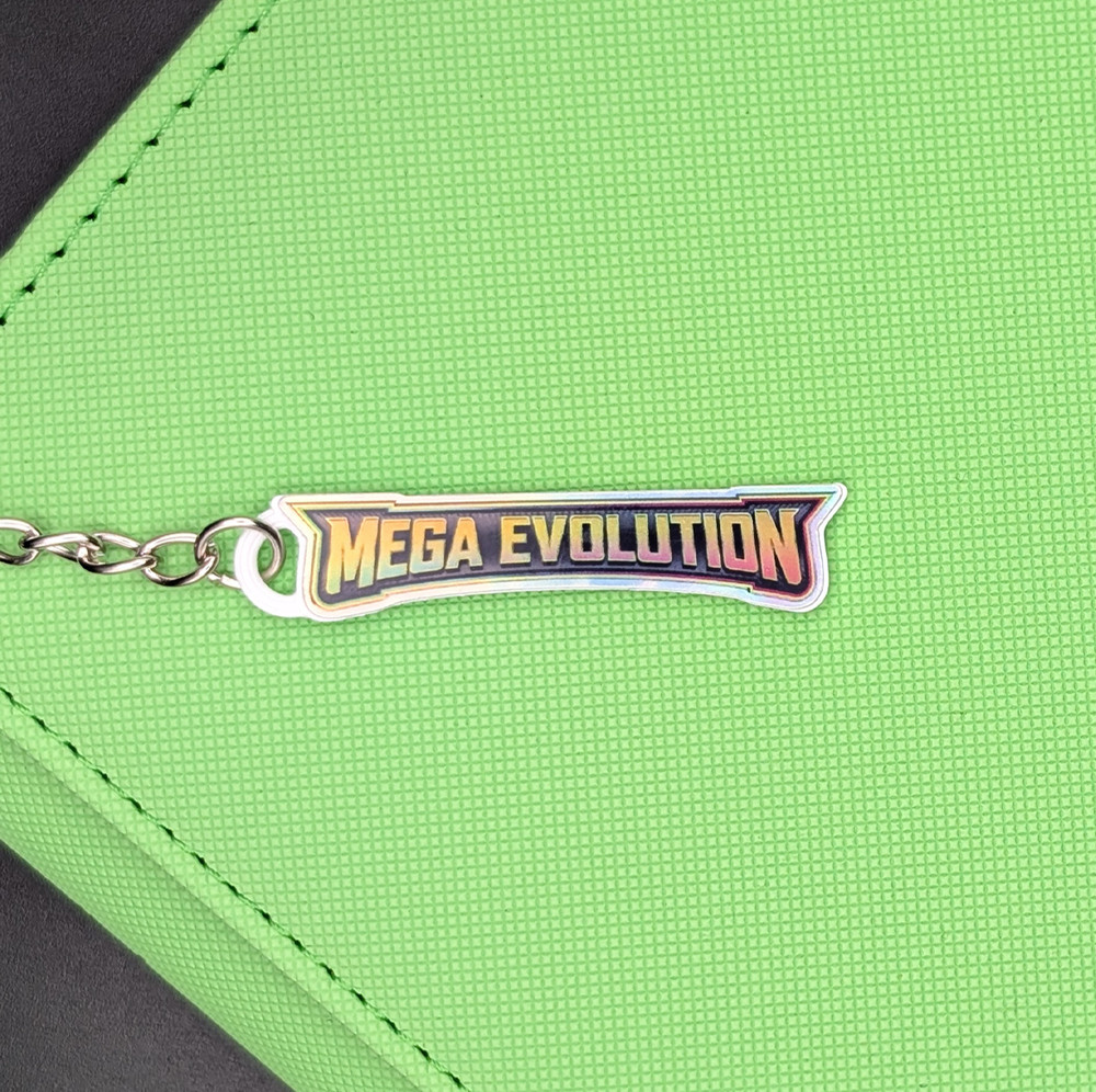 Pokemon Binder Tag Keychains - Mega Evolution Series Sets - You Choose