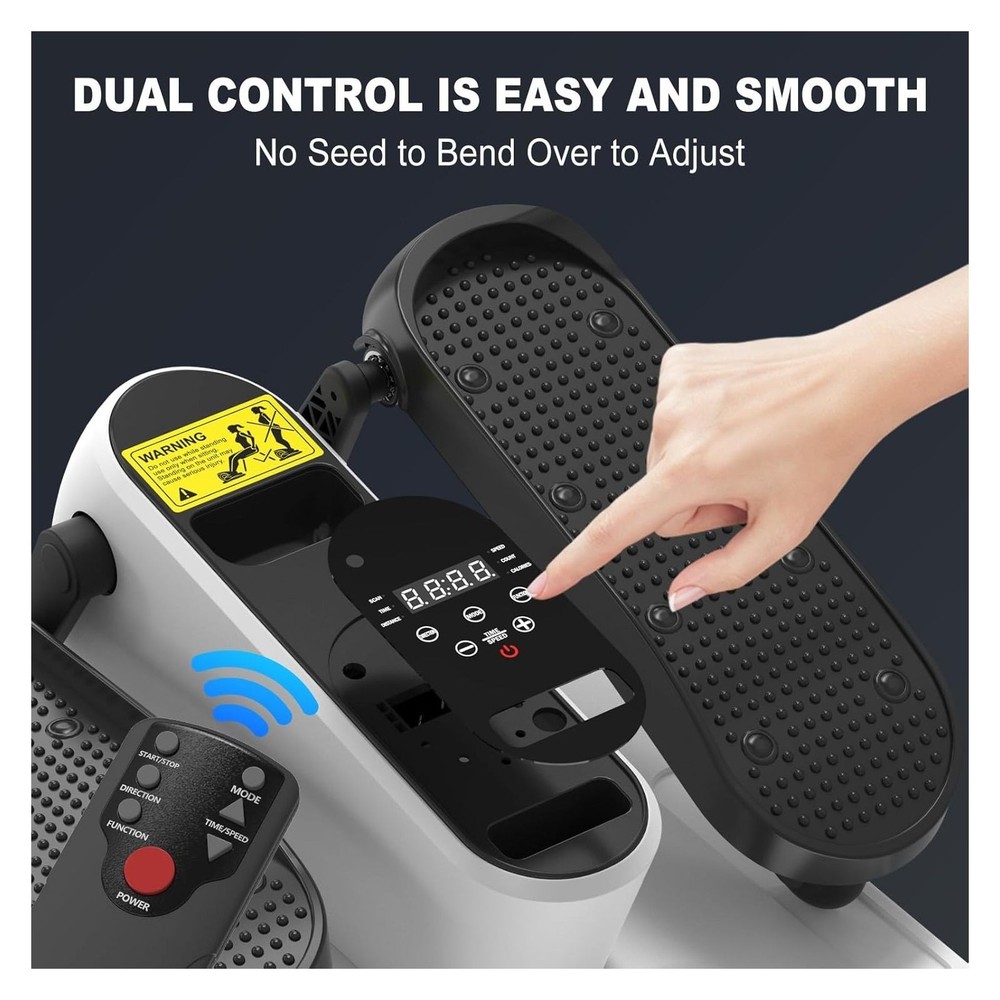Under Desk Elliptical Machine, Mini with remote, 12 speeds