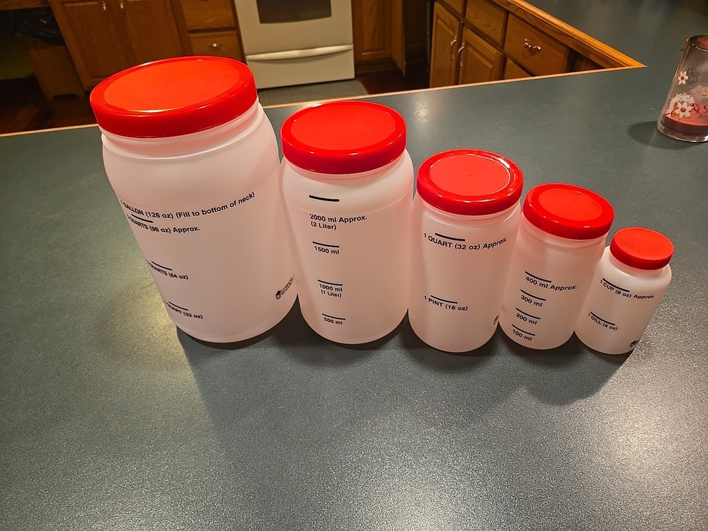 Eisco Labs Measuring Cylinder's Set Learning Resources Measuring Jars - NEW!