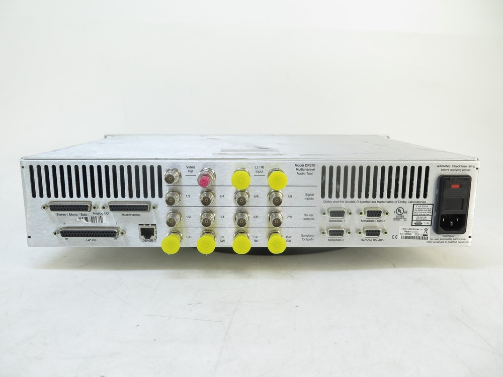 Dolby Digital DP570 Multi-Channel Audio Tool