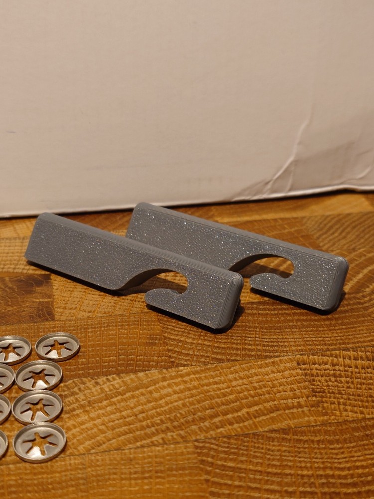 Rover SD1 Parcel Shelf Brackets - Reproduction Set - Grey