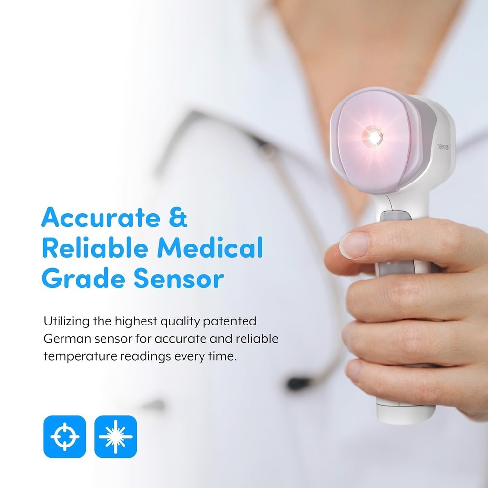 Accurate Touchless Forehead Thermometer with Ultra Clear Digital Screen